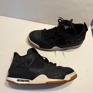 Nike Air Jordan Retro 4 SE Black Laser Gum Bottom Mens Size 12.5 CI1184 001 30th